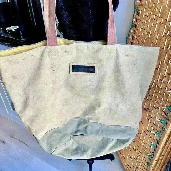 Vintage Addiction Refurbished Army Canvas Tote Bag - Picture 2 of 10
